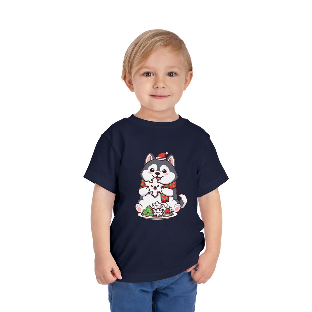 Koda eating Sugar cookies Toddler Short Sleeve Tee