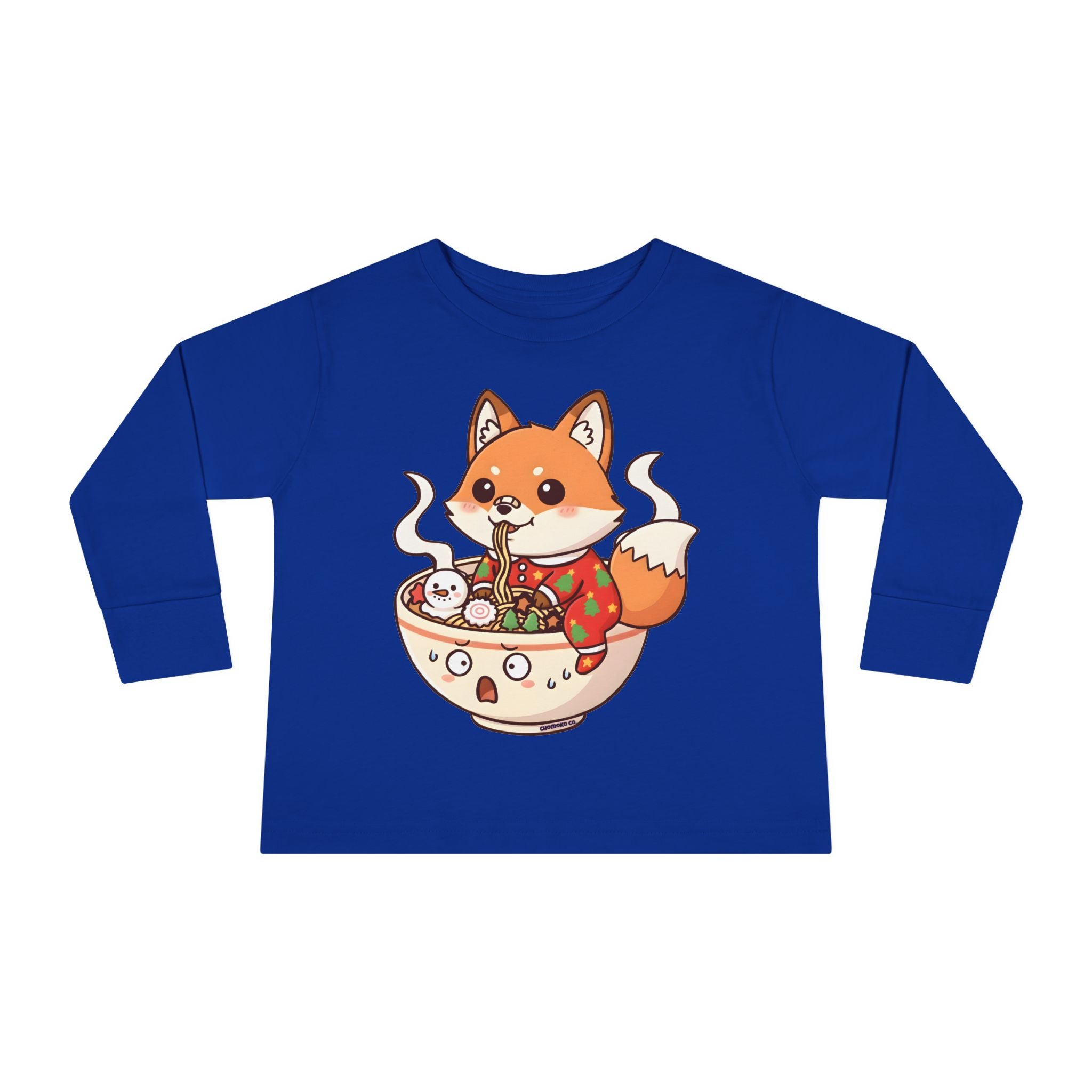 Sumi in Christmas pajamas Toddler Long Sleeve Tee