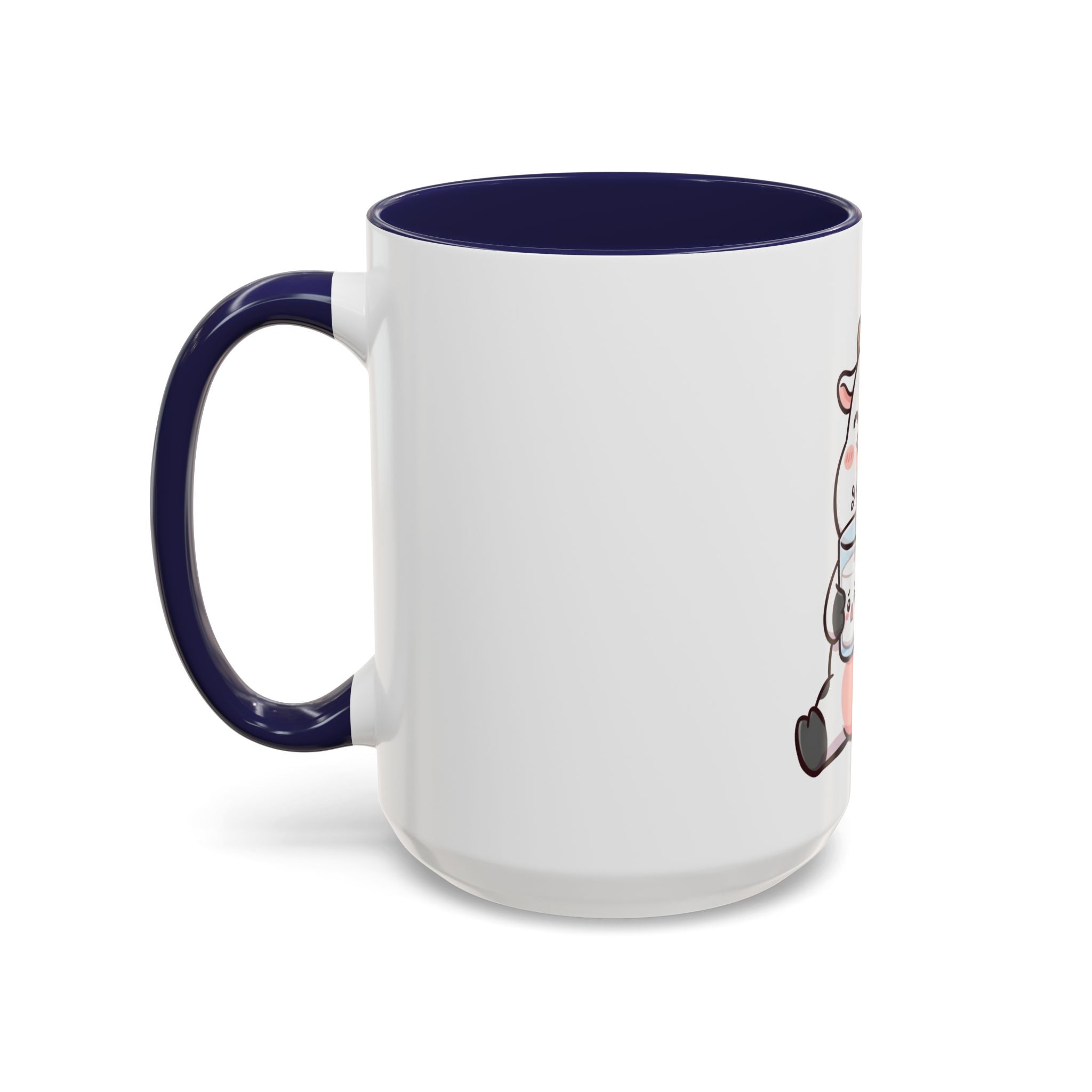 Kolby with Santa hat Accent Coffee Mug (11, 15oz)