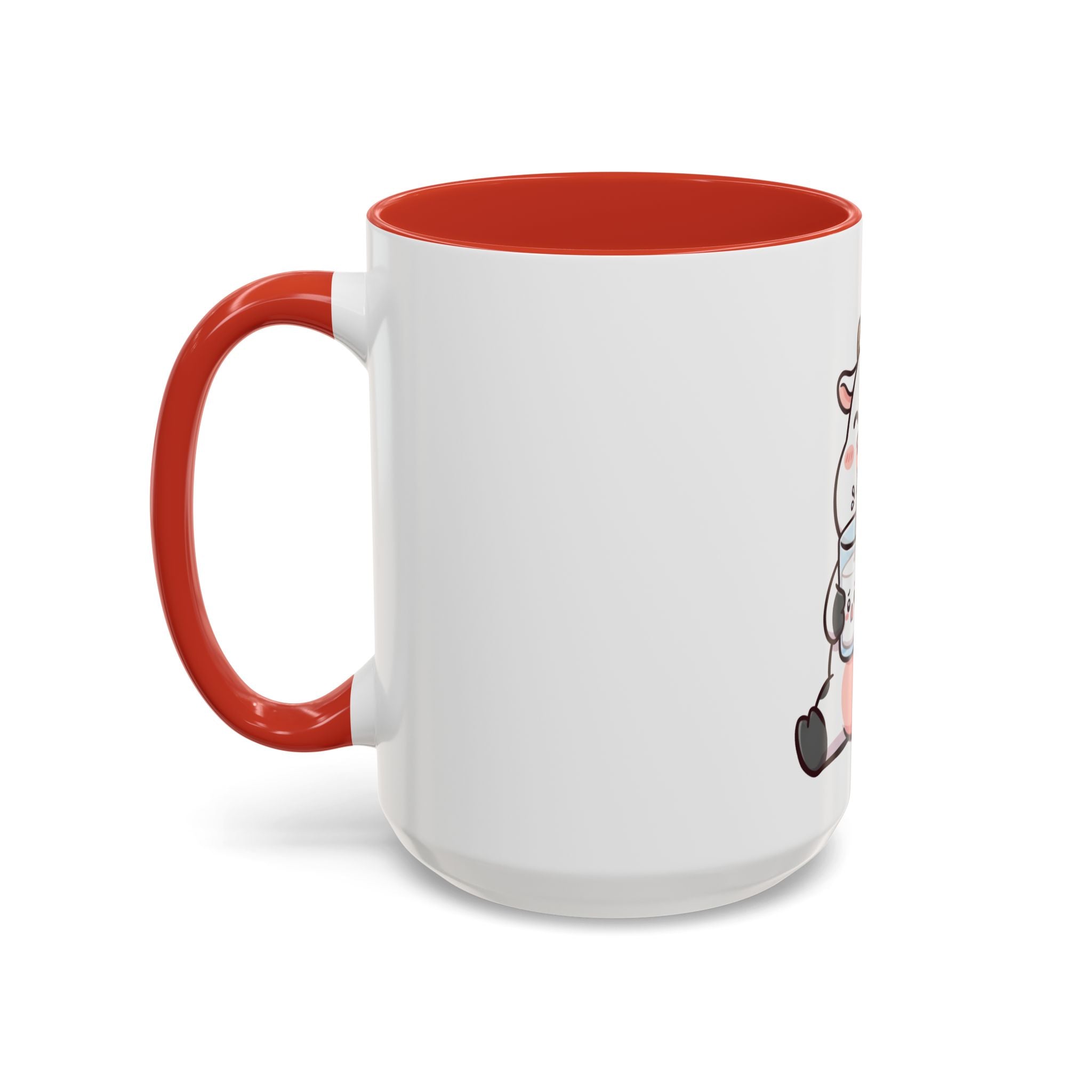 Kolby with Santa hat Accent Coffee Mug (11, 15oz)