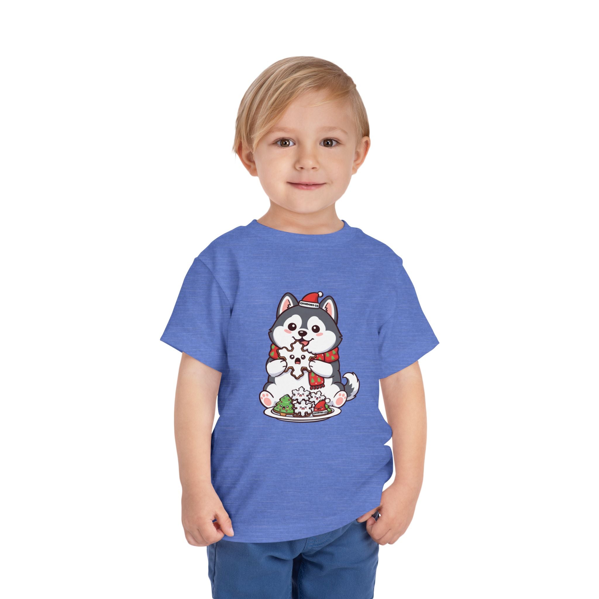 Koda eating Sugar cookies Toddler Short Sleeve Tee