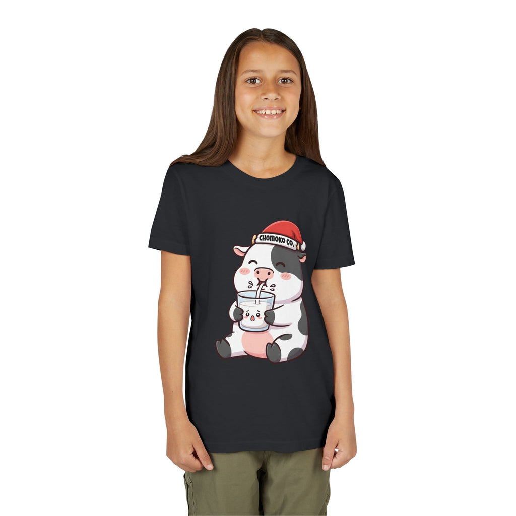 Kolby with Santa hat Youth Short Sleeve Tee
