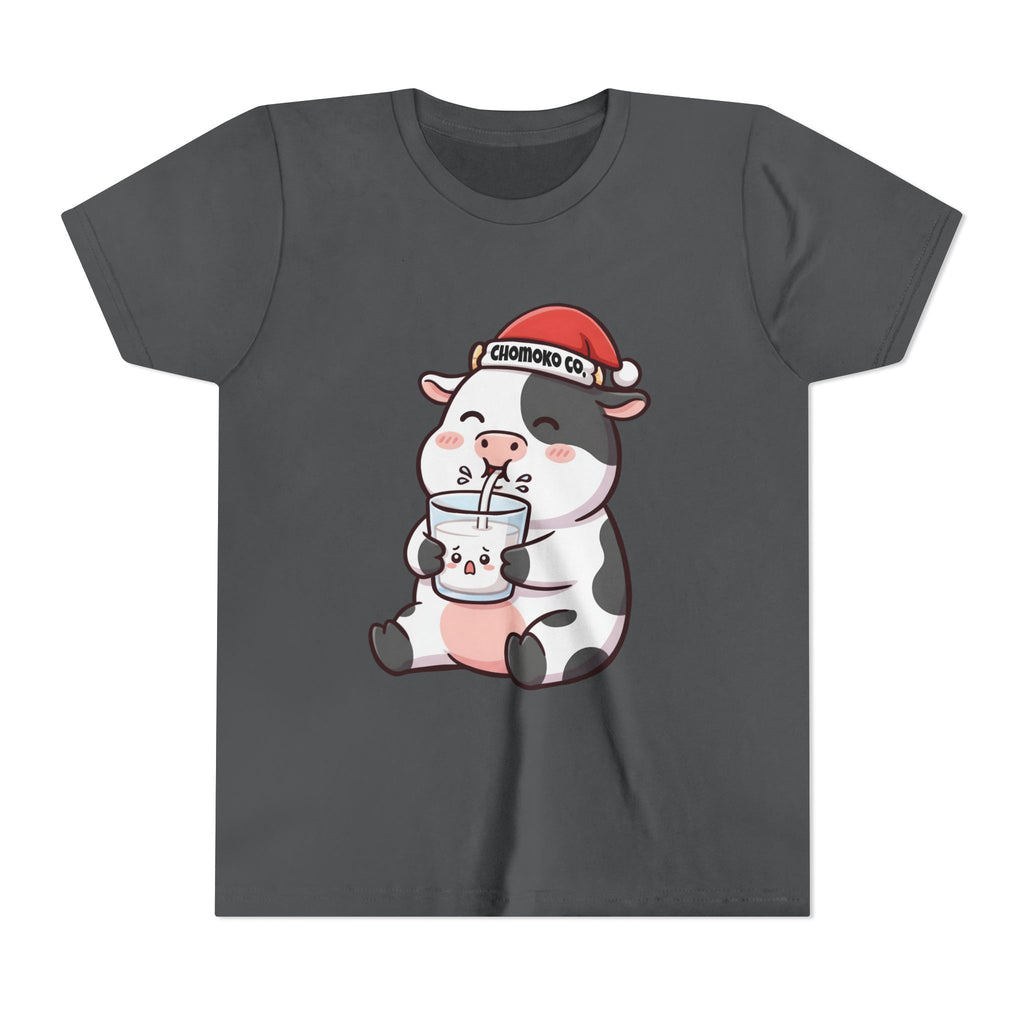 Kolby with Santa hat Youth Short Sleeve Tee
