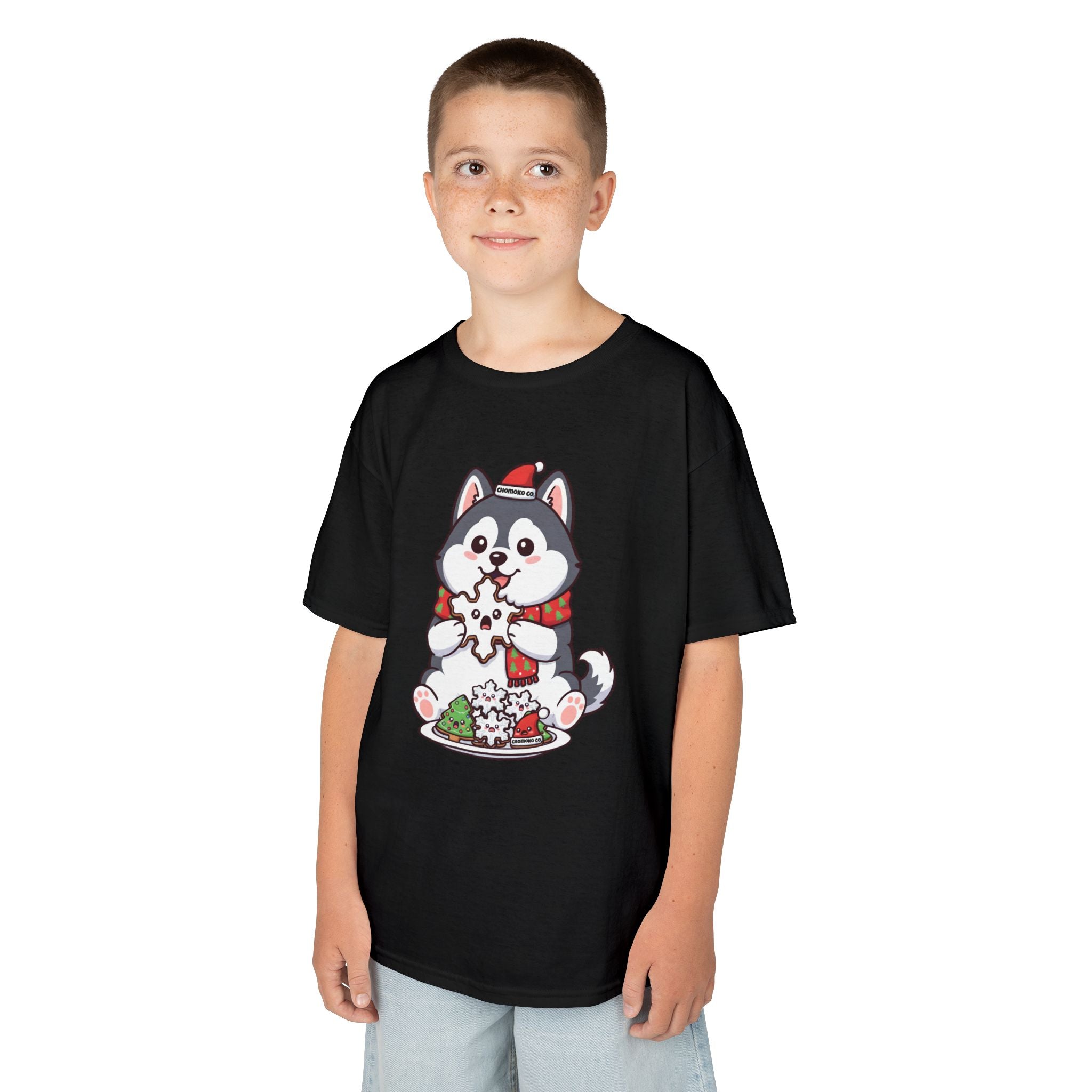 Koda eating Sugar cookies Kids Heavy Cotton™ Tee