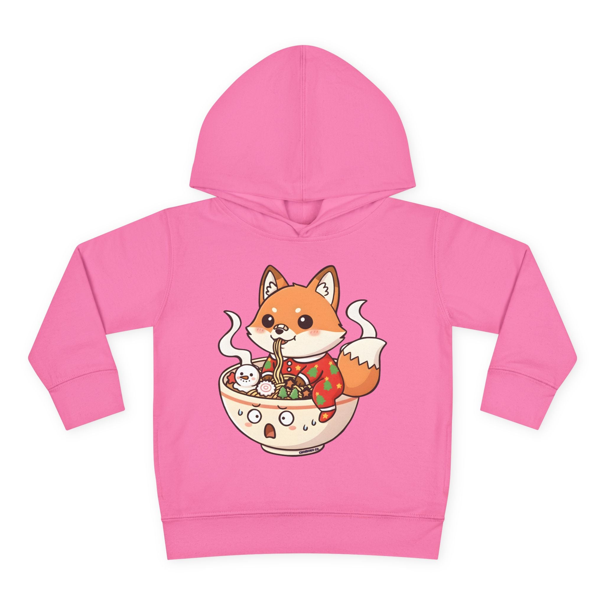 Sumi in Christmas pajamas Toddler Pullover Fleece Hoodie