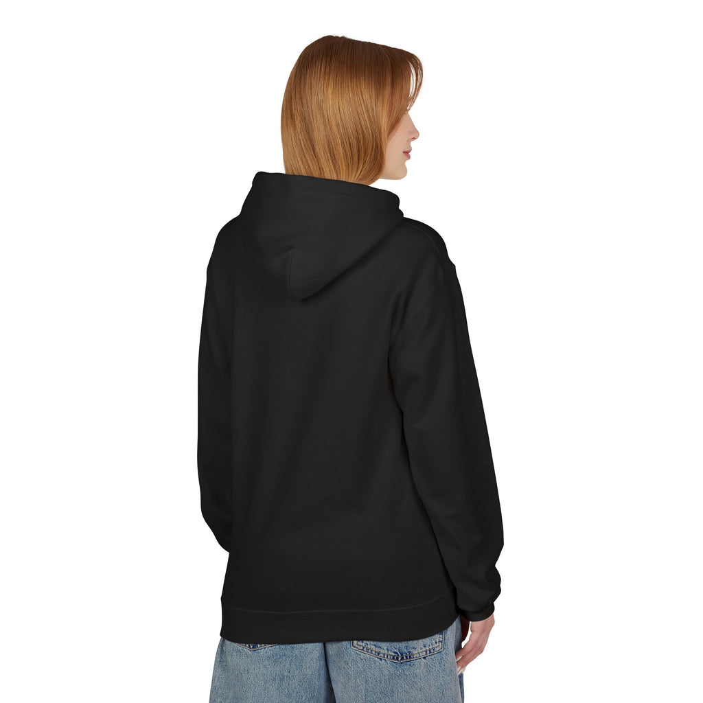 Atsu drinking Eggnog Unisex Midweight Softstyle Fleece Hoodie