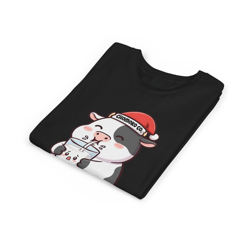 Kolby with Santa hat Youth Short Sleeve Tee