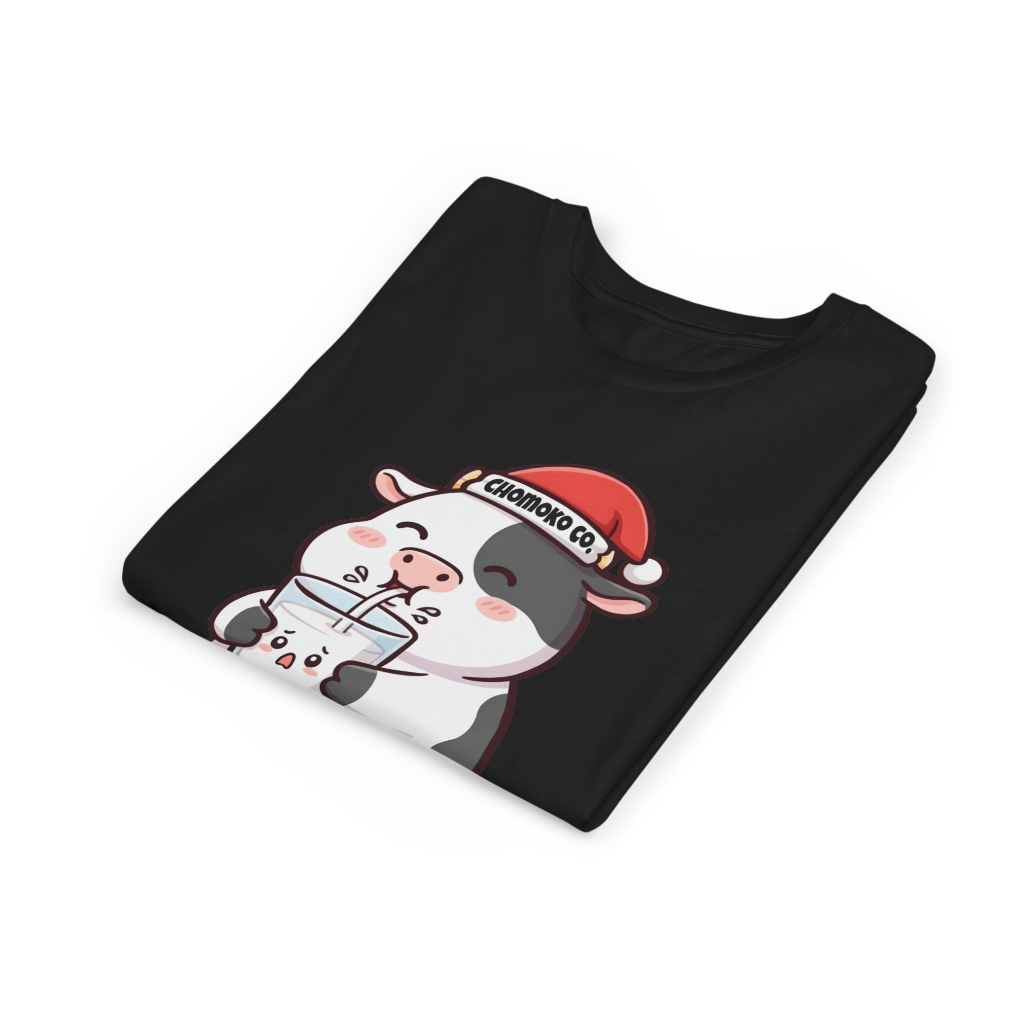 Kolby with Santa hat Youth Short Sleeve Tee