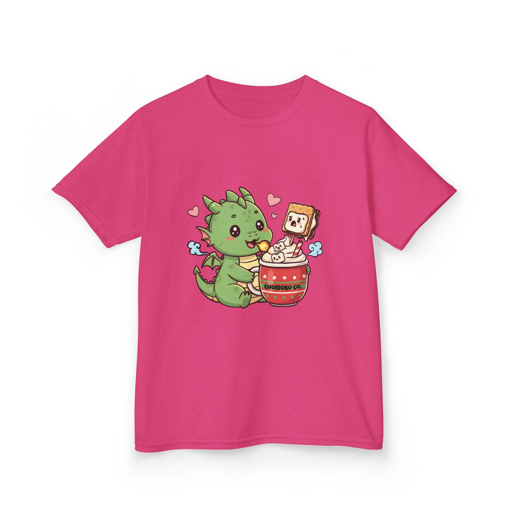 Rinzu drinking Hot chocolate Kids Heavy Cotton™ Tee