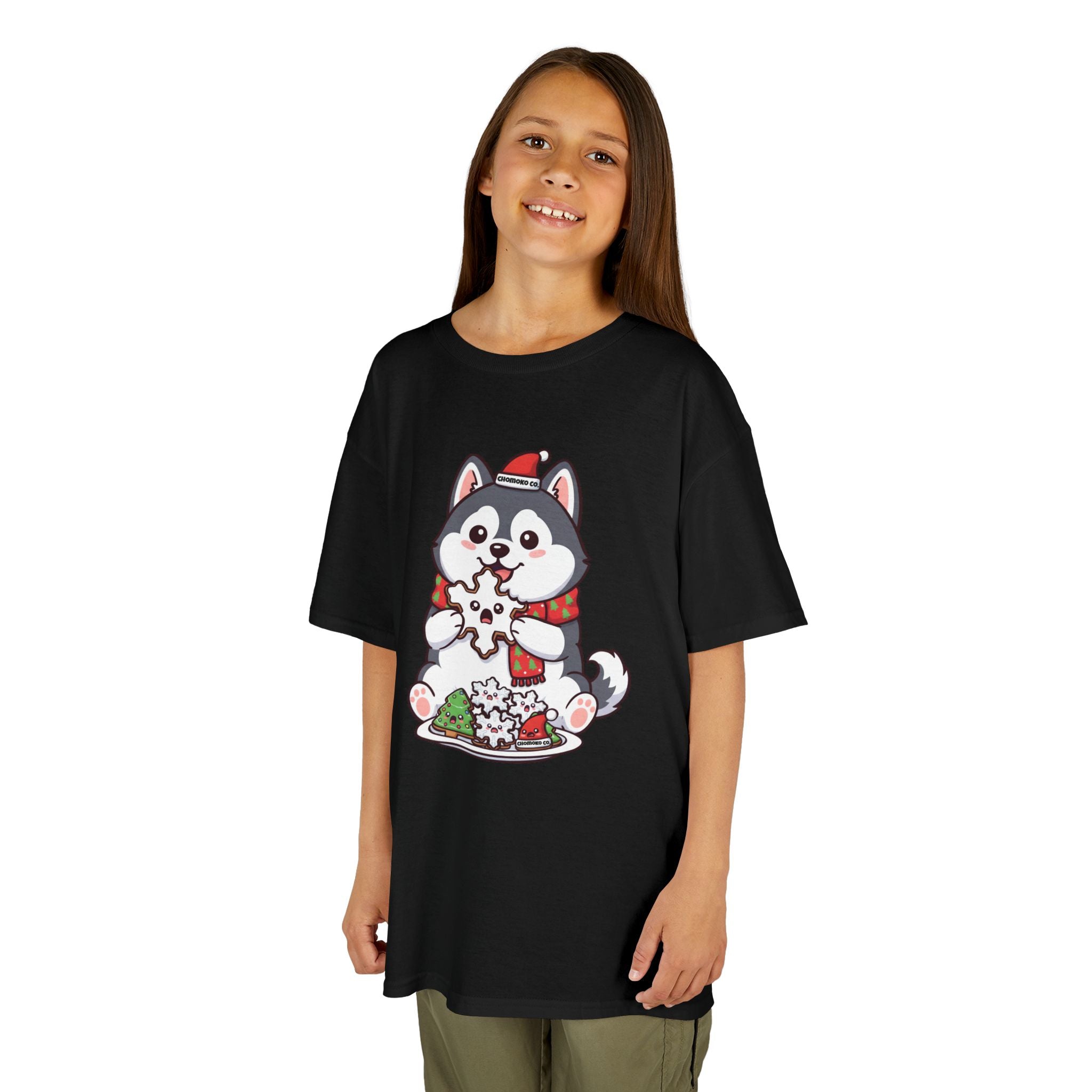 Koda eating Sugar cookies Kids Heavy Cotton™ Tee