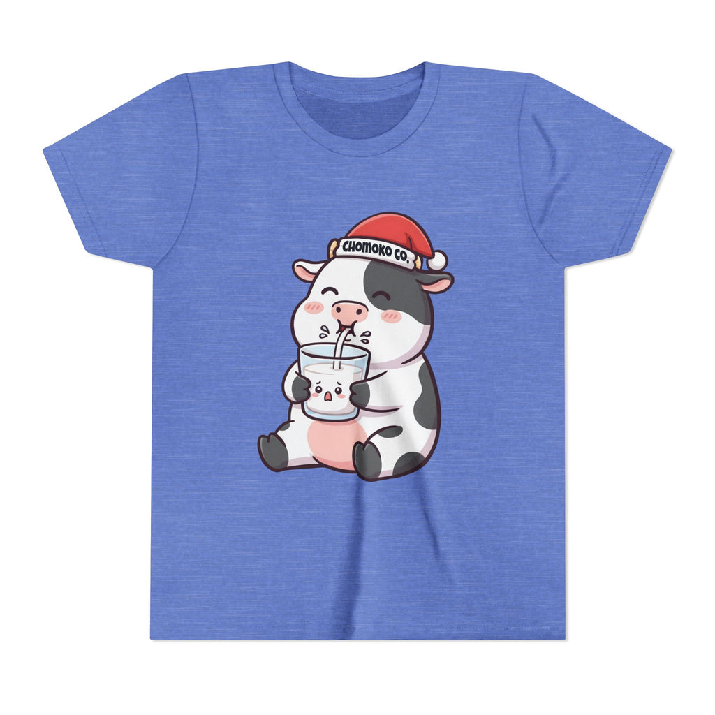 Kolby with Santa hat Youth Short Sleeve Tee