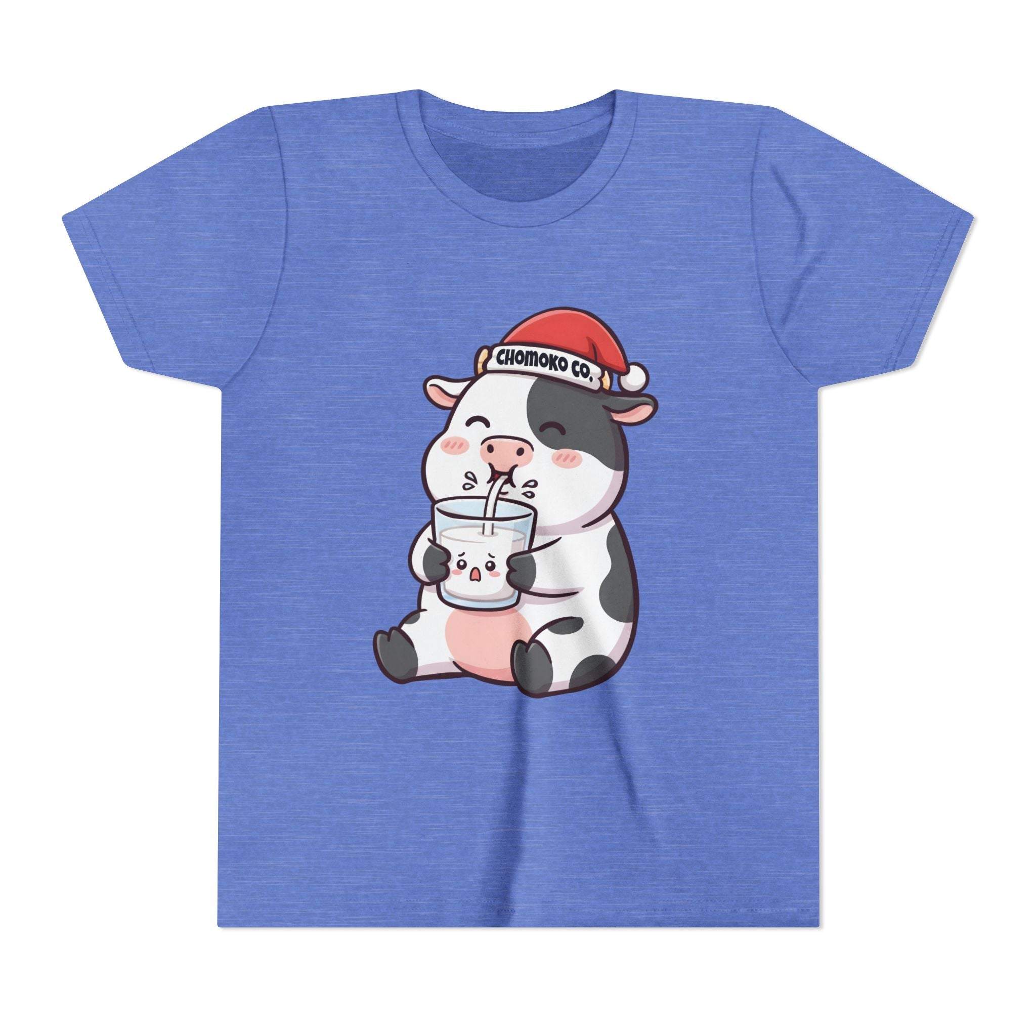 Kolby with Santa hat Youth Short Sleeve Tee
