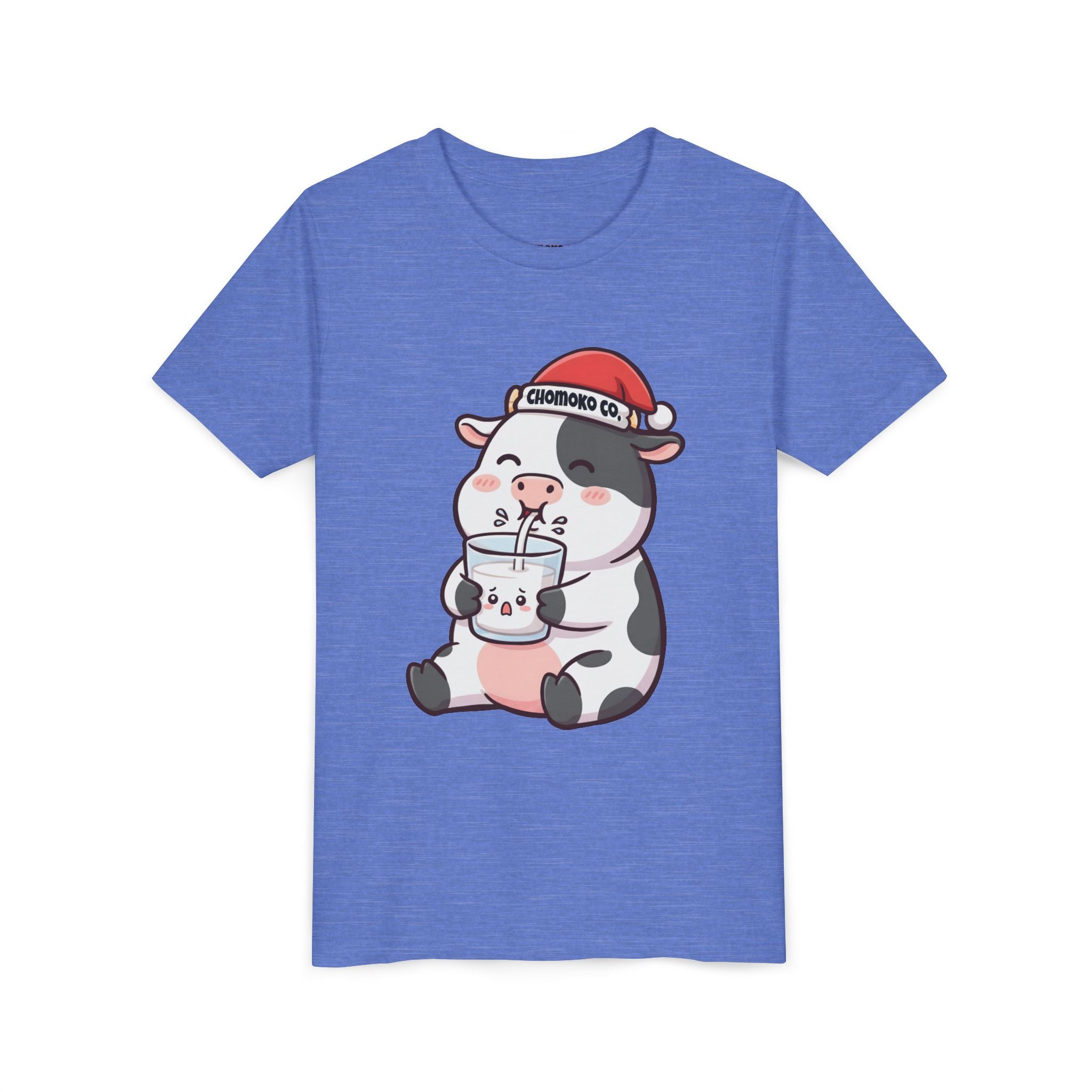Kolby with Santa hat Youth Short Sleeve Tee