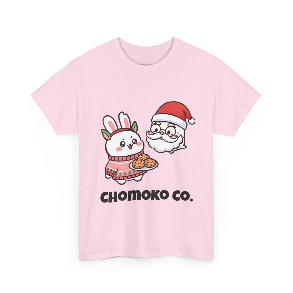 Chomoko and Oji Cookie Sharing Tee | Christmas Cute Holiday Shirt