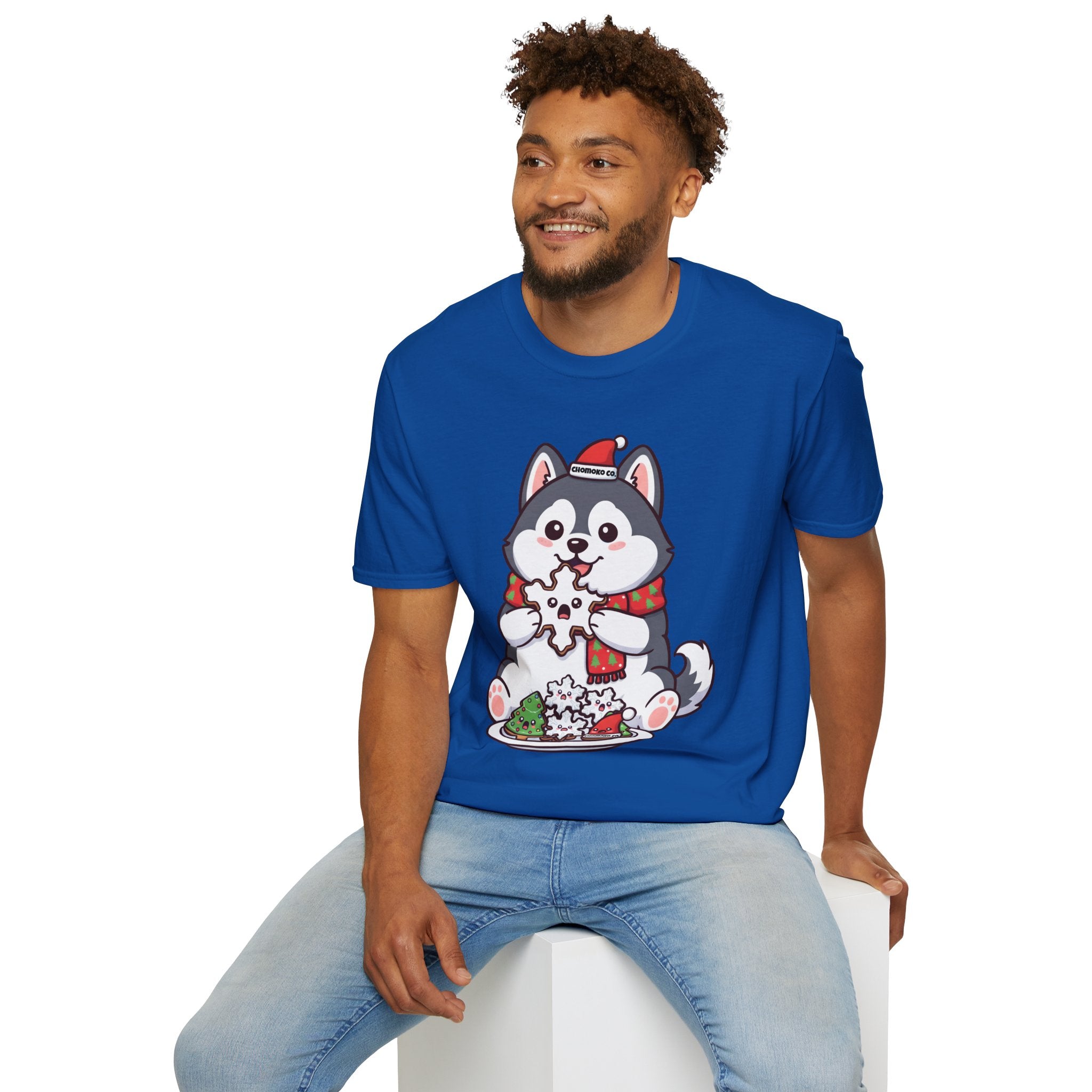 Koda eating Sugar cookies Unisex Softstyle T-Shirt