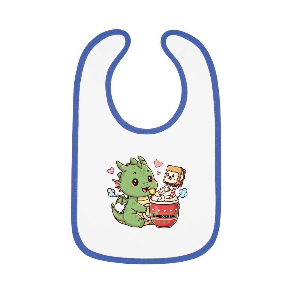 Rinzu drinking Hot chocolate Baby Bib