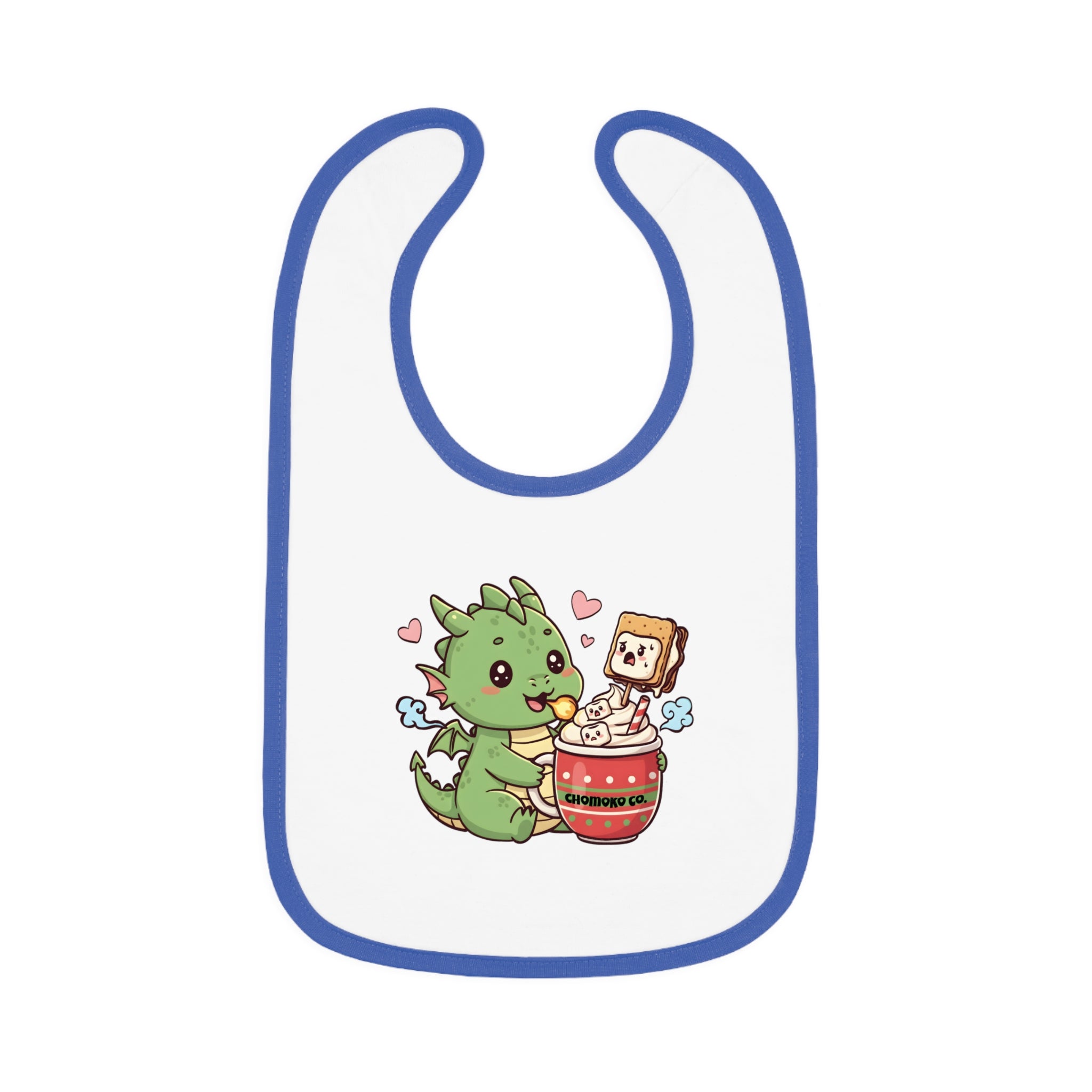 Rinzu drinking Hot chocolate Baby Bib