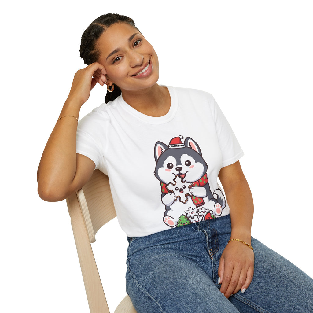 Koda eating Sugar cookies Unisex Softstyle T-Shirt