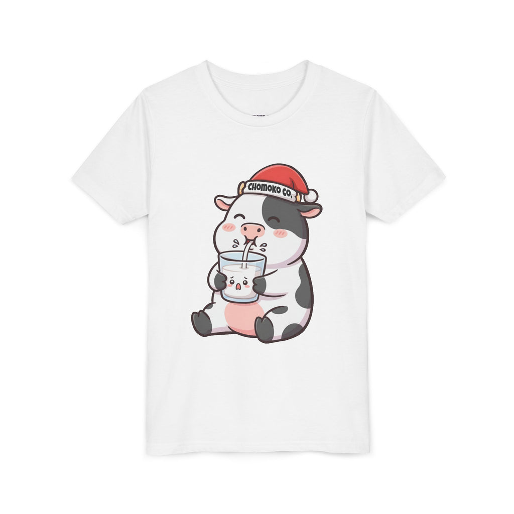 Kolby with Santa hat Youth Short Sleeve Tee