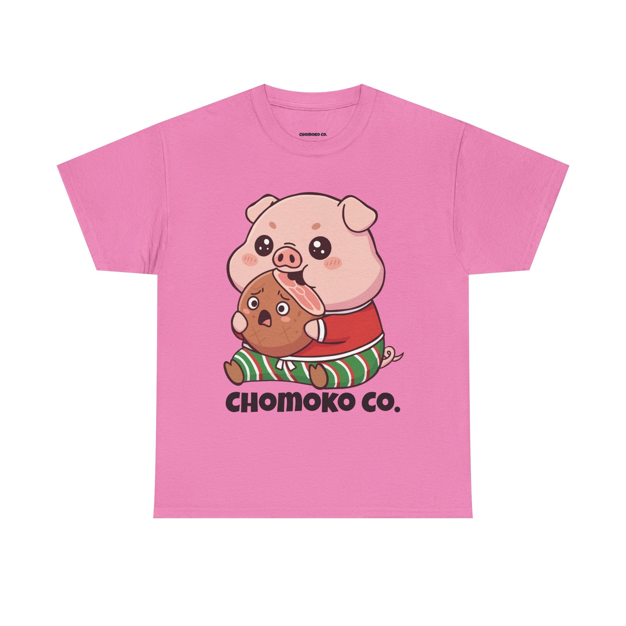 Okui in Christmas pajamas Sharing Tee | Christmas Cute Holiday Shirt