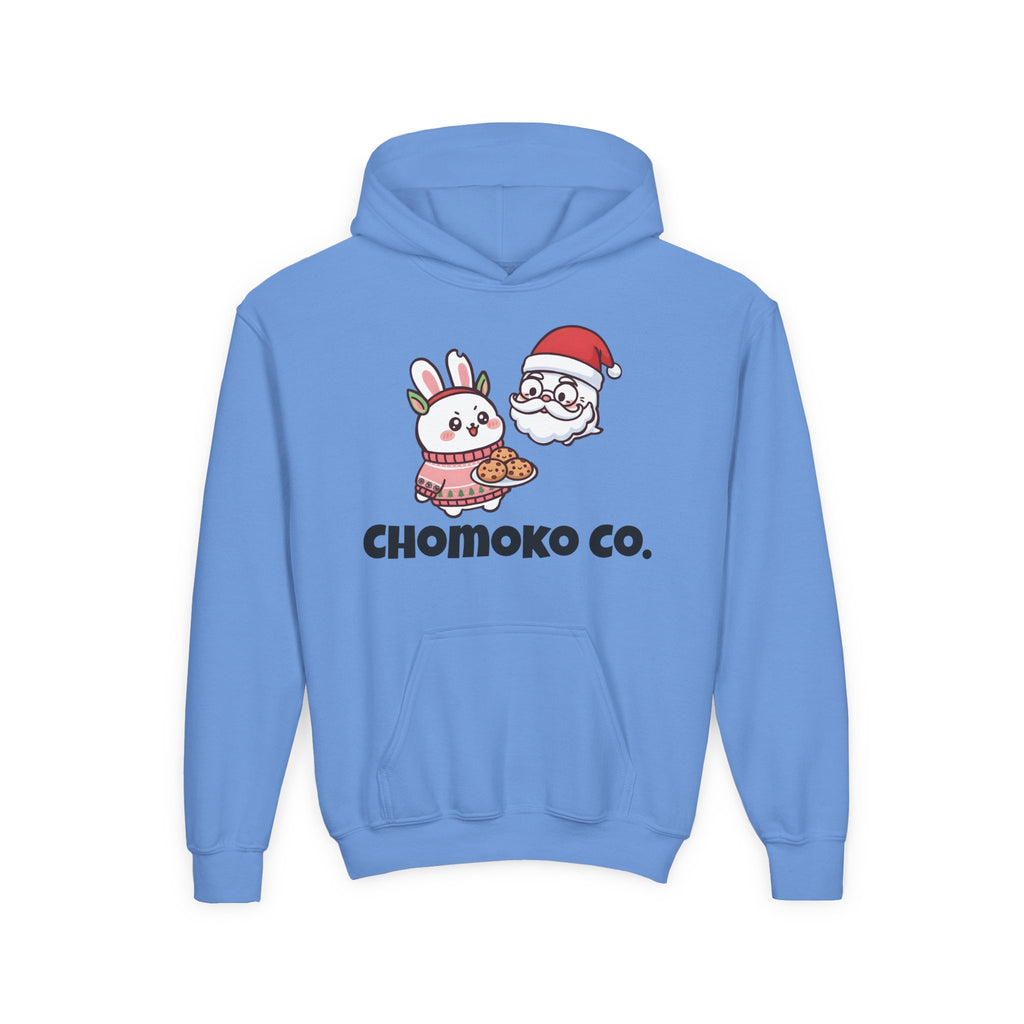 Chomoko and Santa Oji Youth Heavy Blend Hooded Sweatshirt