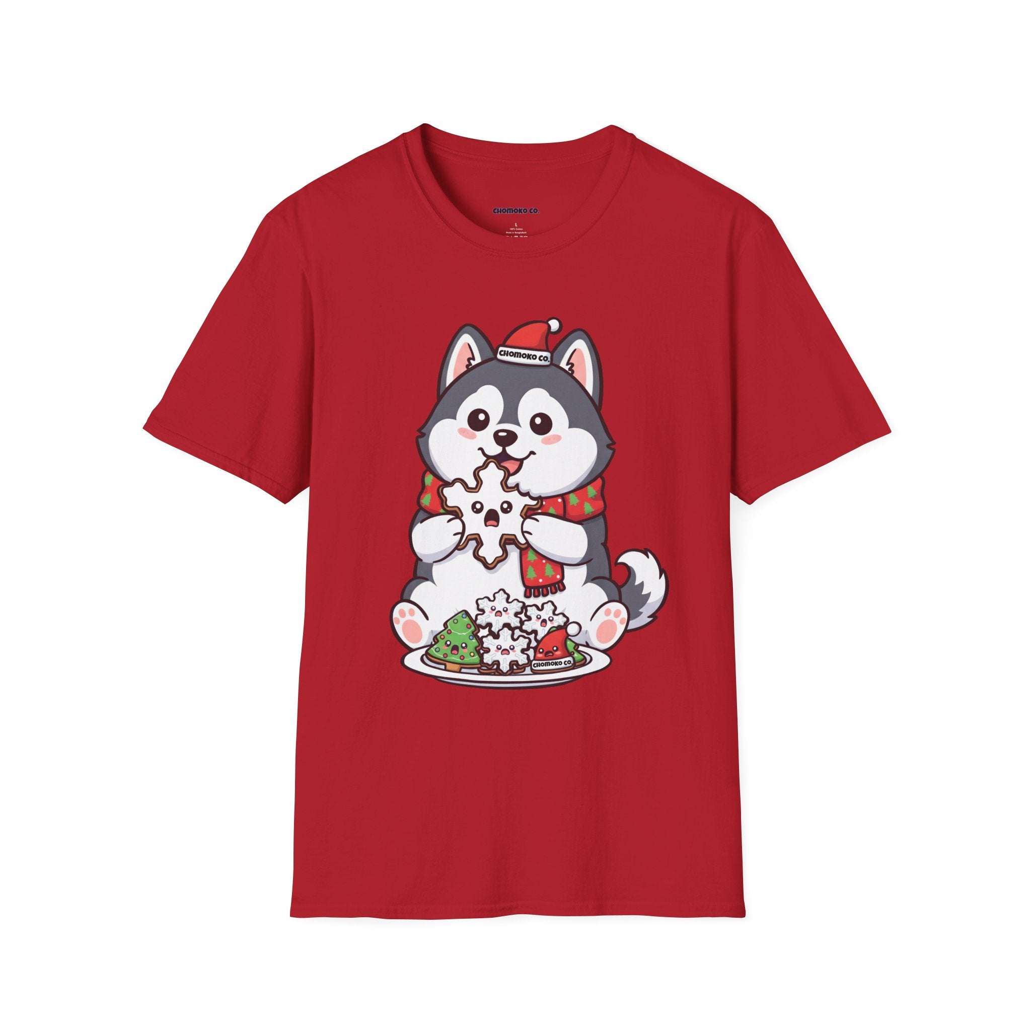Koda eating Sugar cookies Unisex Softstyle T-Shirt