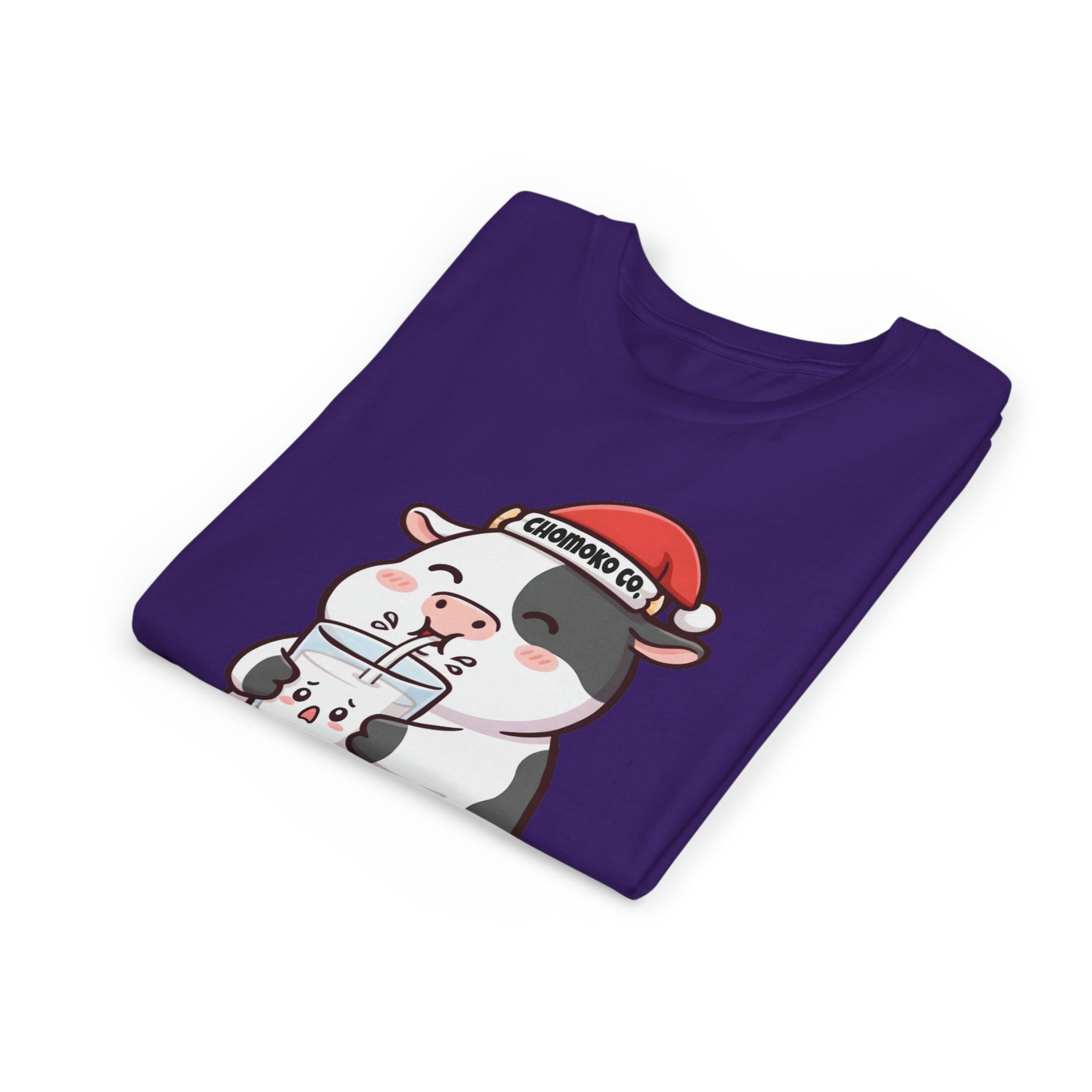 Kolby with Santa hat Youth Short Sleeve Tee