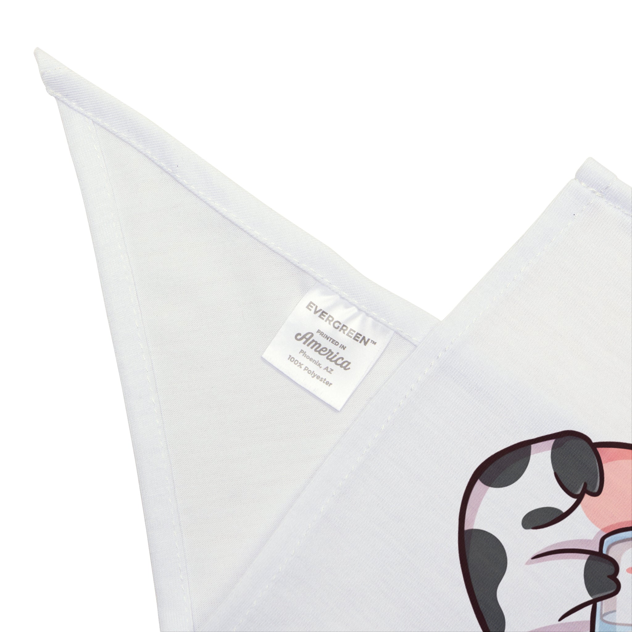 Kolby drinking milk Pet Bandana
