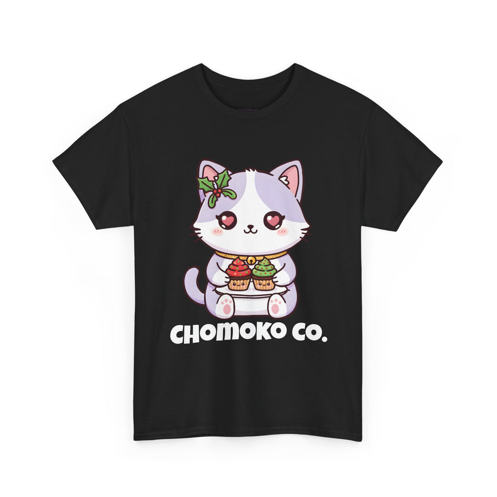 Nori with Christmas Cupcakes Sharing Tee | Christmas Cute Holiday Shirt