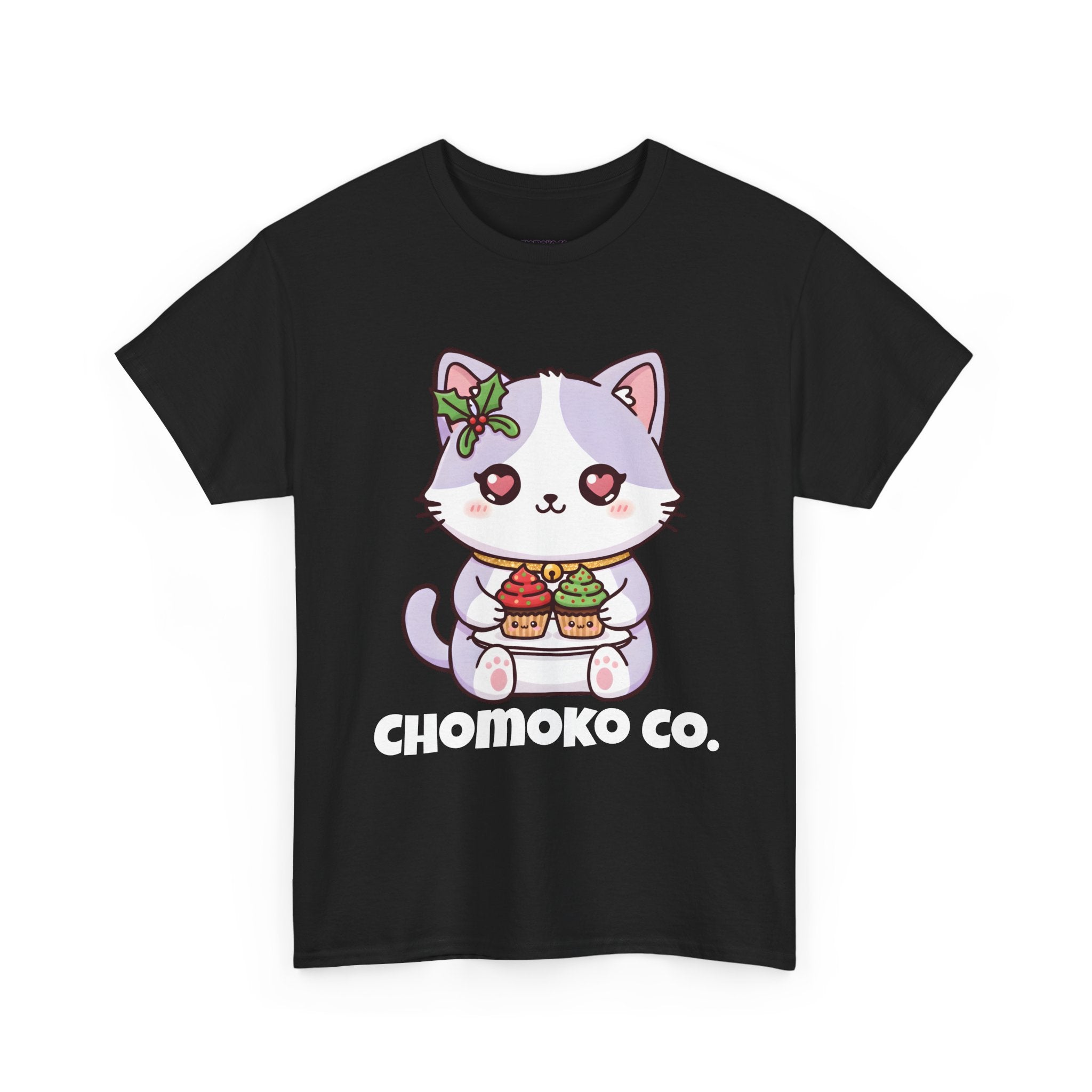 Nori with Christmas Cupcakes Sharing Tee | Christmas Cute Holiday Shirt