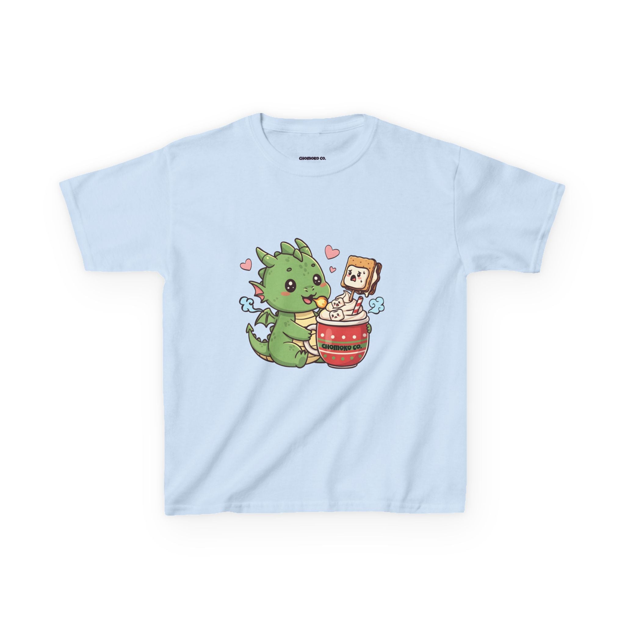 Rinzu drinking Hot chocolate Kids Heavy Cotton™ Tee