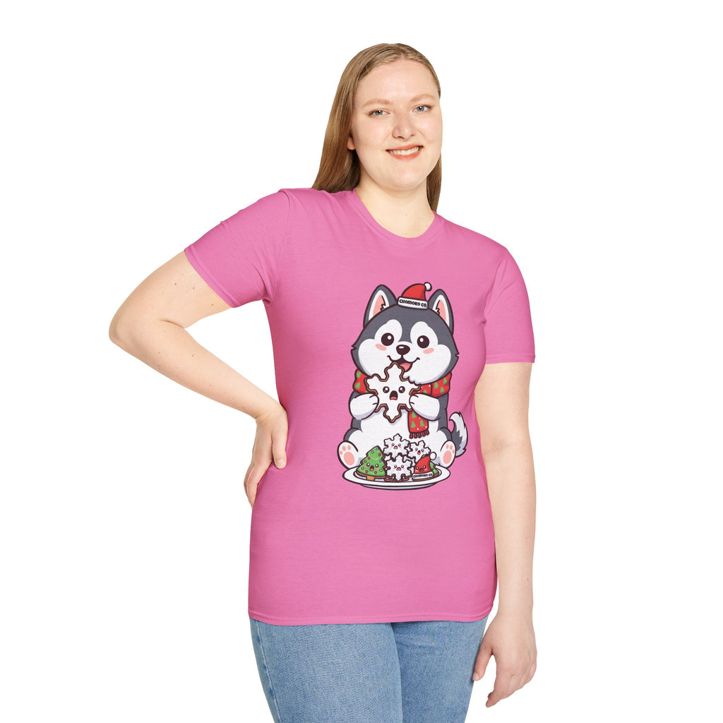 Koda eating Sugar cookies Unisex Softstyle T-Shirt