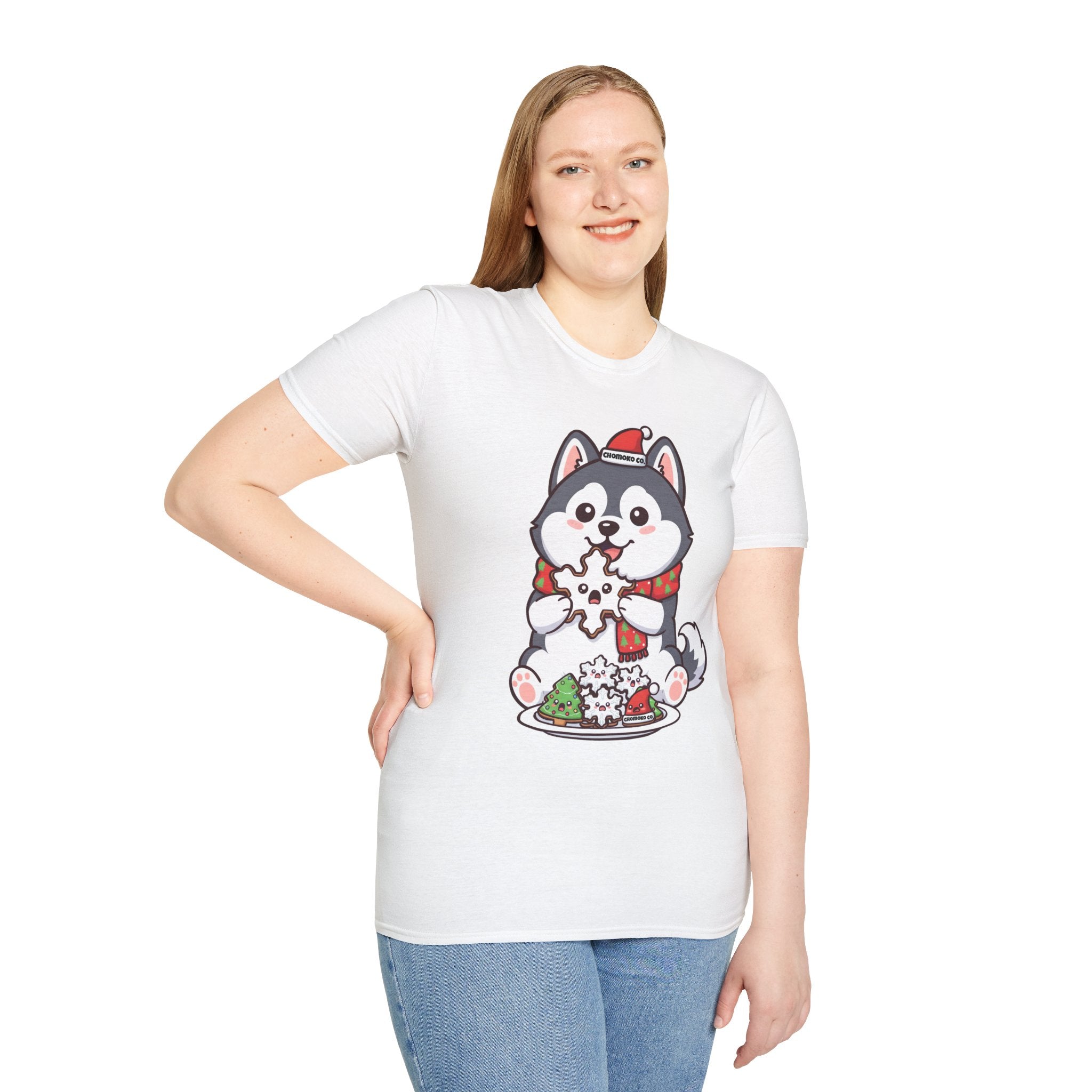 Koda eating Sugar cookies Unisex Softstyle T-Shirt