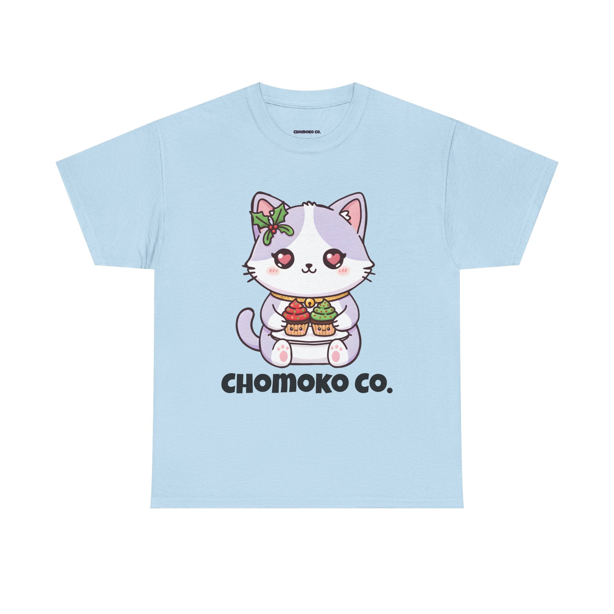 Nori with Christmas Cupcakes Sharing Tee | Christmas Cute Holiday Shirt