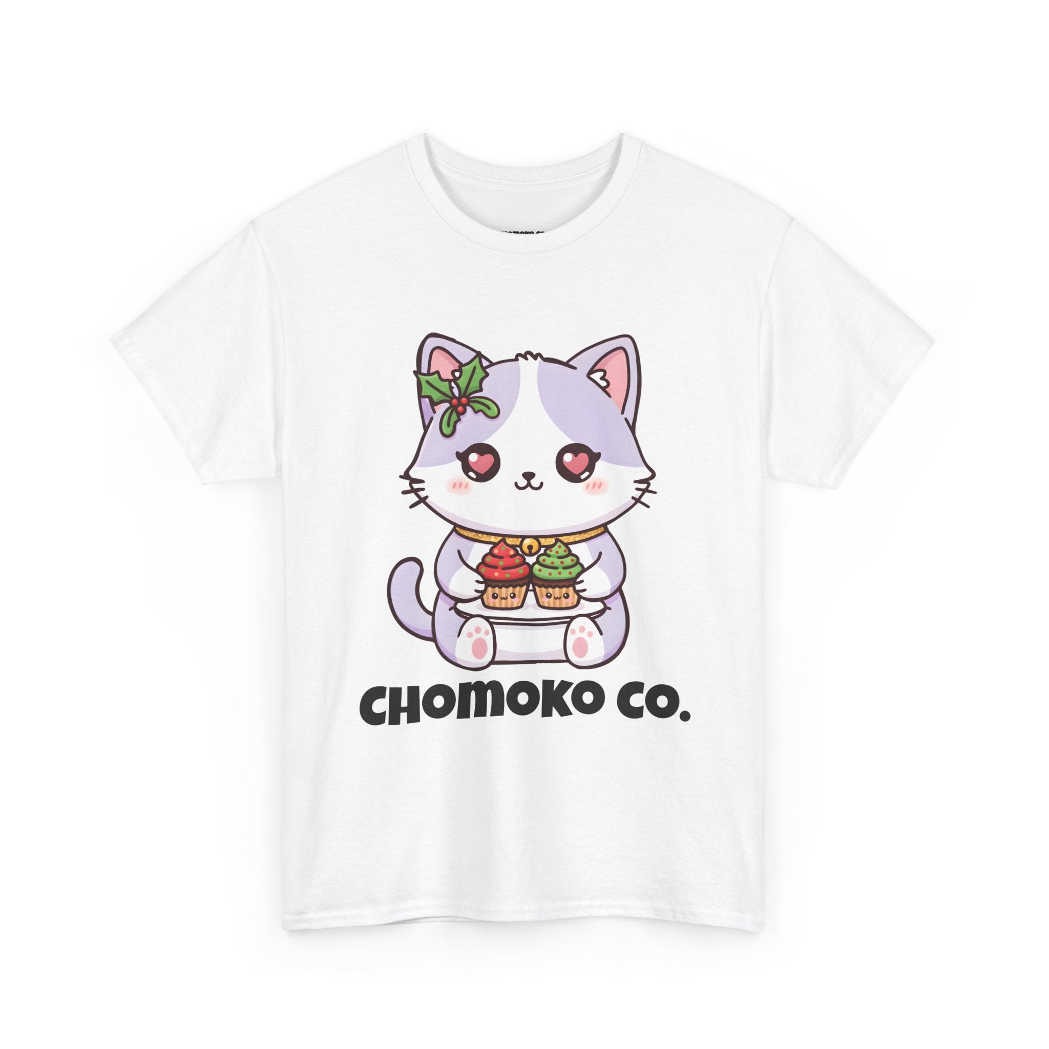 Nori with Christmas Cupcakes Sharing Tee | Christmas Cute Holiday Shirt