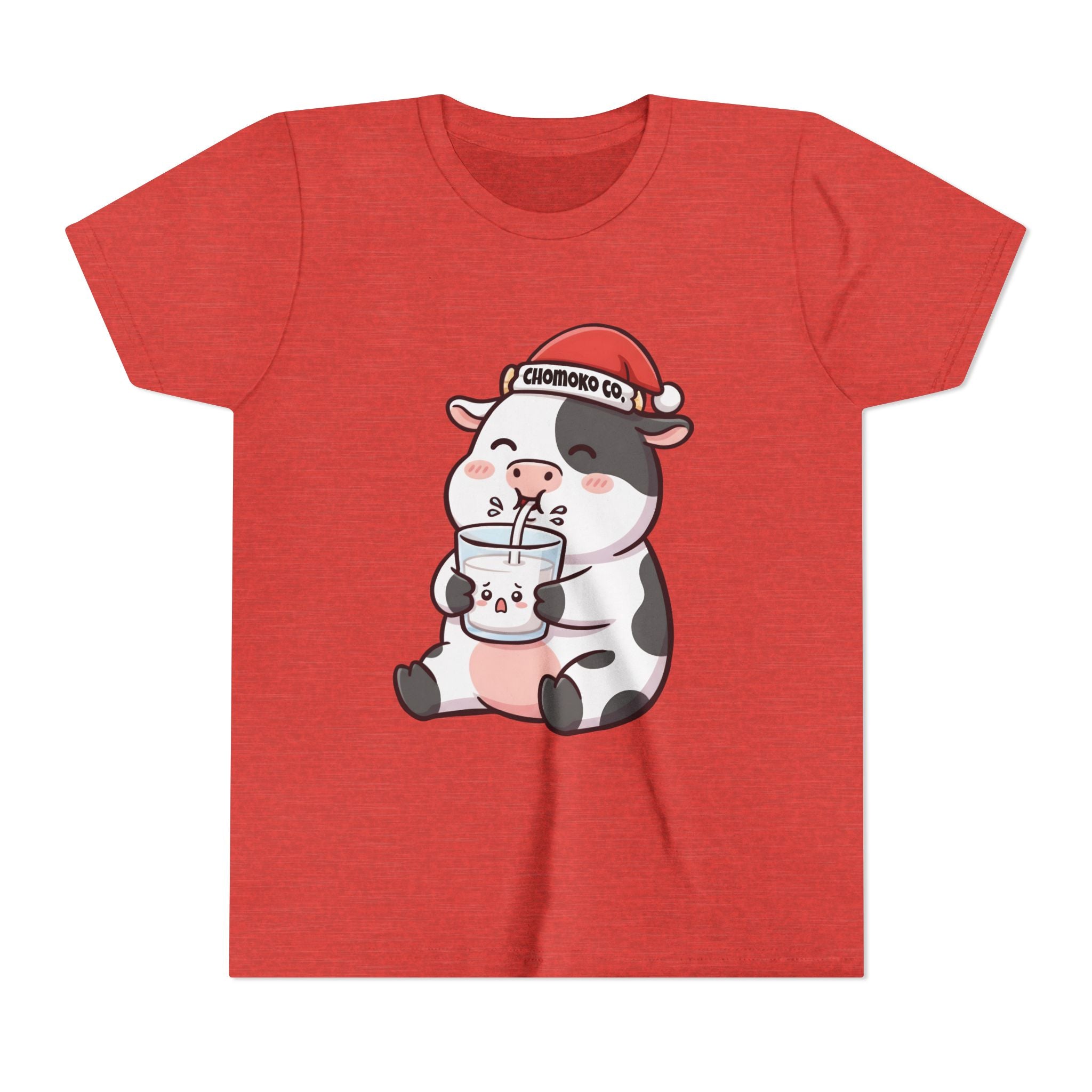 Kolby with Santa hat Youth Short Sleeve Tee